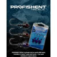 Profishent Tackle 9g Painted Fishing Jig Head - Choose Colour