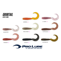 Pro Lure GrubTail 60mm Soft Plastic Fishing Lure ProLure - Choose Colour