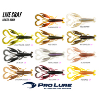 Pro Lure Live Cray 80mm Soft Plastic Fishing Lure ProLure - Choose Colour