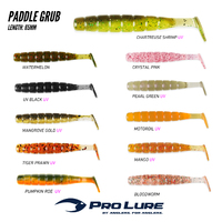 Pro Lure Paddle Grub 65mm Soft Plastic Fishing Lure ProLure - Choose Colour