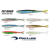 Pro Lure Prey Minnow 105mm Soft Plastic Fishing Lure ProLure - Choose Colour