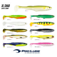Pro Lure XL Shad 8" 200mm Soft Plastic Swimbait Fishing Lure ProLure - Choose Colour