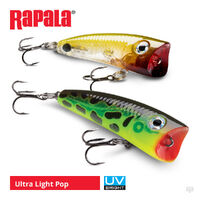 Rapala Ultra Light Pop 40mm Surface Popper Fishing Lure - Choose Colour