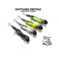 Taylor Made Rattling Reptile 180mm Hard Body Fishing Lure - Choose Colour