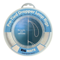 Rig Mate Pre-Tied Dropper Loop Paternoster Monofilament Leader - Choose Lb