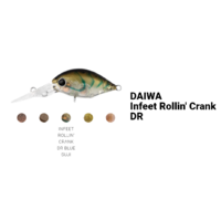 Daiwa 2020 Infeet Rolling Crank DR 32mm Floating Crankbait Fishing Lure - Choose Colour