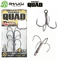 Ryugi HPQ134 Pierce Brutal Quad Fishing Hook - Choose Size
