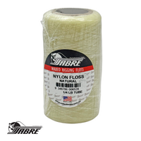 Sabre 1/4lb Waxed Nylon Game Fishing Bait Rigging Floss - Choose Lb