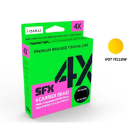 Sufix 2021 SFX 4x Braid Fishing Line 150 Yards Yellow Colour - Choose Lb Tested