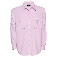 Shimano Vented Long Sleeve Lilac Women Fishing Shirt - Choose Size (SHLIL-W)