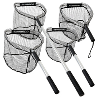 Shimano 2021 Wide Mesh Silicon Landing Fishing Net - Choose Model