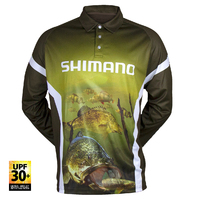 Shimano Southern Native Species Long Sleeve Fishing Shirt-UPF 30+ Fishing Jersey - Choose Size 