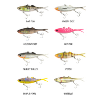 Berkley Shimma Fork 85mm Soft Vibe Fork Tail Fishing Lure - Choose Colour