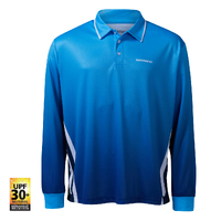 Shimano 2022 Corporate Cyan Sublimated Fishing Shirt - Choose Size (SHCYAN)