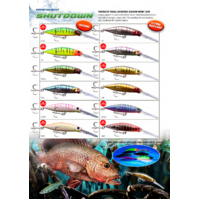 Profishent Shutdown Suspending Hardbody 84mm Fishing Lure - Choose Colour