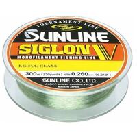 Sunline Siglon V Tournament 300m Green Monofilament Fishing Line - Choose Lb