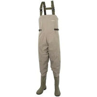 Snowbee 150D Nylon Rip-Stop PVC Chest Booted Fishing Wader - Choose Size