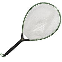 Snowbee Trout Fishing Landing Net With Magnetic Release Rubber Mesh - Choose Size