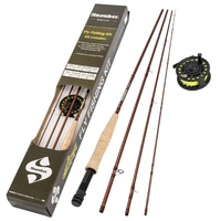 Snowbee 9' Classic Fly Fishing Rod And Reel Combo Kit 4pc - Choose Weight