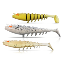 Squidgies Standard Range Prawn Paddle Tail 110mm Soft Plastic Fishing Lure - Choose Colour