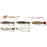 Biwaa S'Trout 5.5" Swimbait Fishing Lure S Trout - Choose Colour