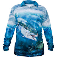 Profishent Tackle Fishing Shirt Sublimated King Fish UPF 30+ Choose Size