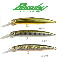 Bassday Sugar Minnow 55 mm Slim Suspending 2.4g Hardbody Fishing Lure - Choose Colour