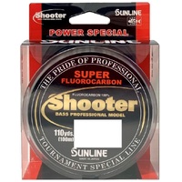 Sunline Shooter FC 110yd Power Special Fluorocarbon Fishing Line - Choose Lb