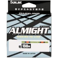 Sunline Almight x5 150m Olive Sinking Braid Fishing Line - Choose Lb