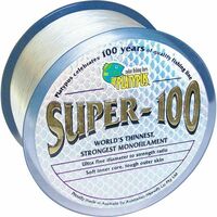 Platypus 500m Super-100 Clear Monofilament Fishing Line  - Choose Lb Tested