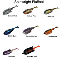 Spin Wright Fluffball x Raijin Shad 1oz 220mm Fishing Swimjig - Choose Colour