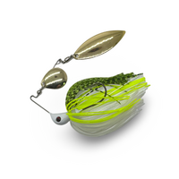 Spin Wright 3/8oz 3" Tandem Rigged Spinnerbait Fishing Lure - Choose Colour