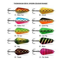 Legendary Wigston's Tassie Devil Spoon 9g Tasmanian Fishing Lure - Choose Colour