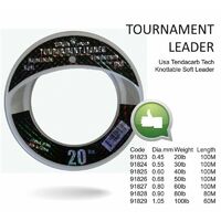 Timber Wolf 100m Tournament Fishing Leader Line - Choose Lb Tested
