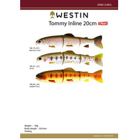 Westin Tommy the Trout Inline 20cm 90g Swimbait Livebait Fishing Lure