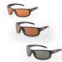 Tonic Bono Polarised Sunglasses Gloss Black Frame - Choose Lens Options
