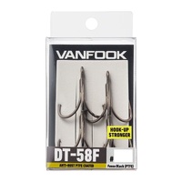 Vanfook DT-58F Predator PTFE Coated Treble Fishing Hook - Choose Size