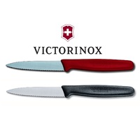 Victorinox Classic 8cm Serrated Wavy Edge Paring & Vegetable Knife - Choose Colour
