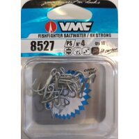VMC 8527 FishFighter Forged 6x Strong Treble Fishing Hook - Choose Size