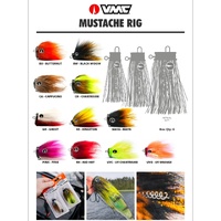 VMC Rapala Mustache 20g (Size M) Fishing Jig Head With Bucktail Rig - Choose Colour
