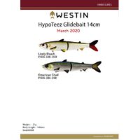 Westin Hypoteez Glide Bait 14cm Suspending Fishing Lure Glidebait 