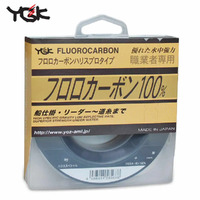 YGK Harisu Special 100% Fluorocarbon Natural Colour Fishing Leader 100m - Choose Lb