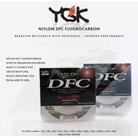 YGK Nitlon DFC 100% Fluorocarbon Fishing Leader 100m - Choose Lb