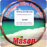 Mason 30 ft Single Strand Stainless Steel Fishing Wire