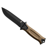 Gerber USA Made StrongArm Fixed Blade Fine Edge Knife Coyote Brown