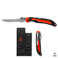 Gerber Vital Big Game Orange Handle Folder Hunting Knife