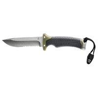 Gerber Ultimate Fixed Blade Survival Knife Gray Green 4.75 Inch Blade