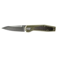 Gerber Flat Sage Green Folder Clip Pocket Folding Knife