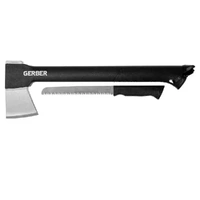 Gerber Hunting Camping Survival Gator Combo Axe With Saw Combo II