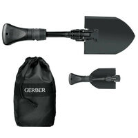 Gerber Gorge Lightweight Folding Shovel With Bag Outdoor Hammer